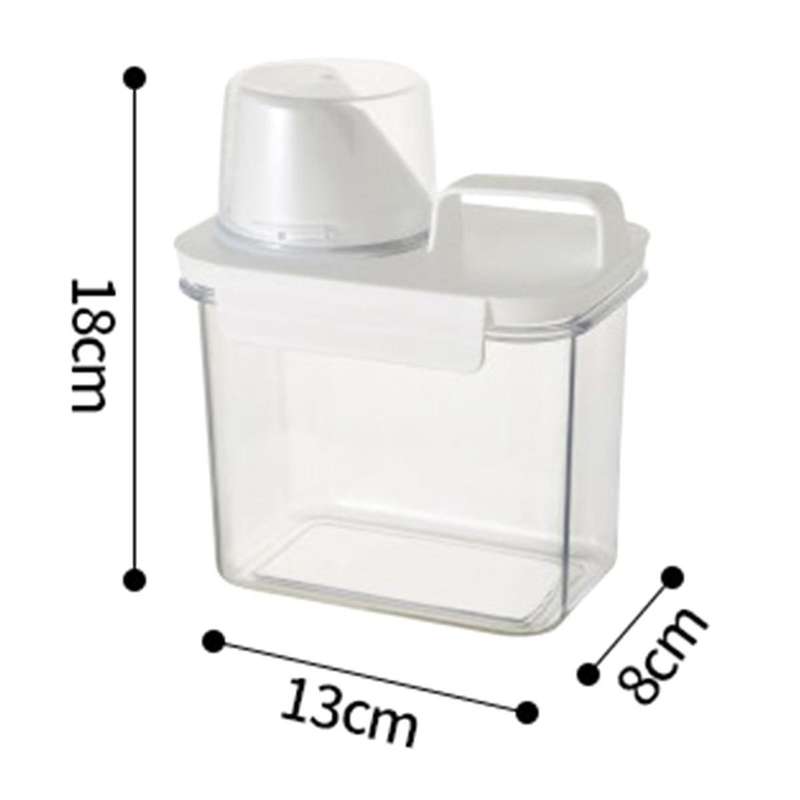 Food Storage Containers with Measuring Cup Rice Snacks Sugar Nuts Pet Food Storage Bin Cereal Storag