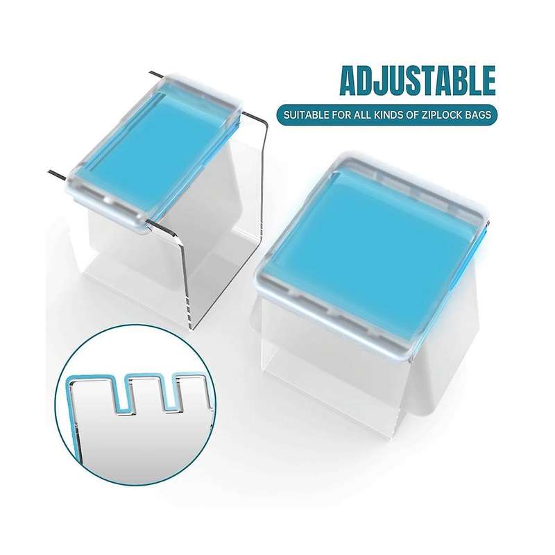 Food Storage Bag Holder for Zipper Closure Bag,Baggy Rack Stand/Freezer Bag Holder/Sandwich BagHolde