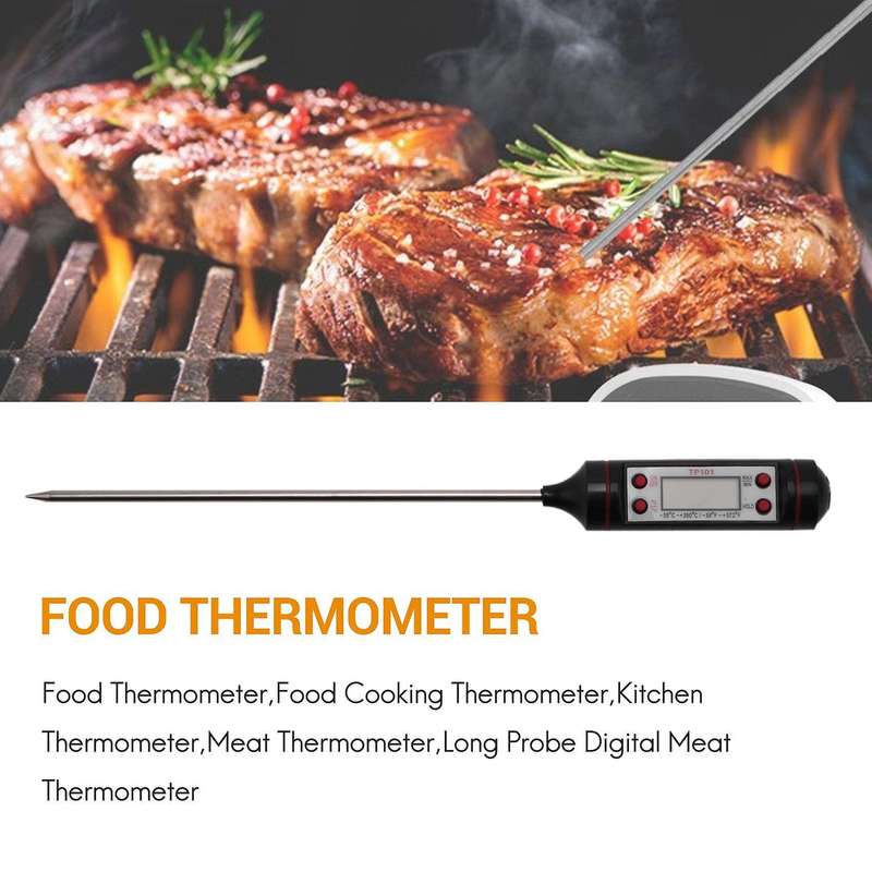 Food Thermometer,food ,kitchen Thermometer,meat Thermometer,long Probe Digital Meat Thermometer
