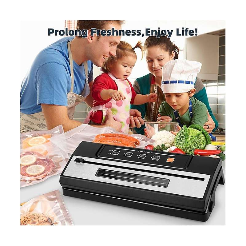 Food Vacuum Sealer with Transparent Window Design Sous Vide Home Vacuum Packing Machine Vacuum Bags