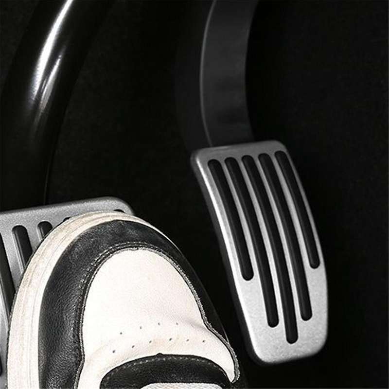Foot Pedal for Model 3 Y Accelerator Brake Pedal Rest Pedal Cushion Cover Accessories Car Style,2pc