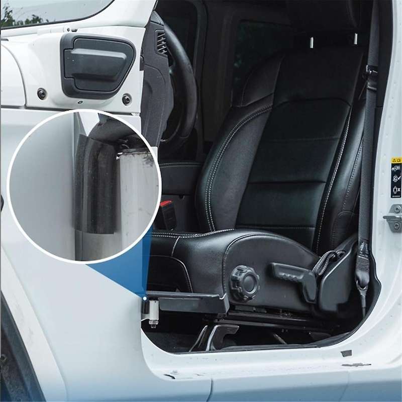 Foot Pedal Outer Door Hinge Foot Pedal for Wrangler JK JL JT 2007-2024 Car Door Outer Foot Pedal