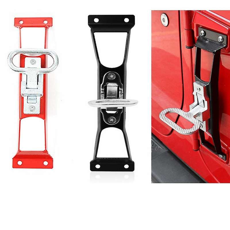 Foot Pegs Door Steps Door Hinge Foot Pedal for Wrangler Jk Jku Unlimited Climbing Running Board Feet
