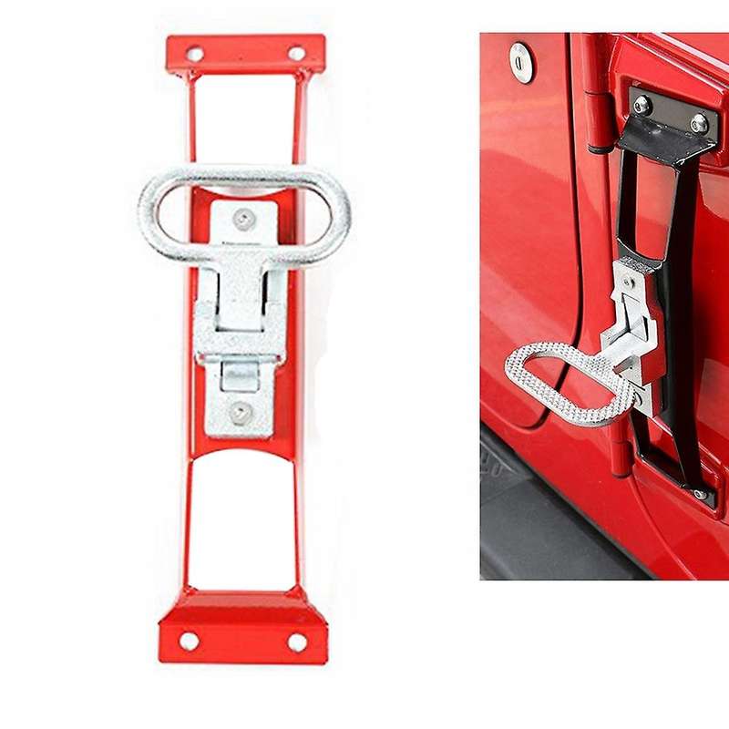 Foot Pegs Door Steps Door Hinge Foot Pedal for Wrangler Jk Jku Unlimited Climbing Running Board Feet