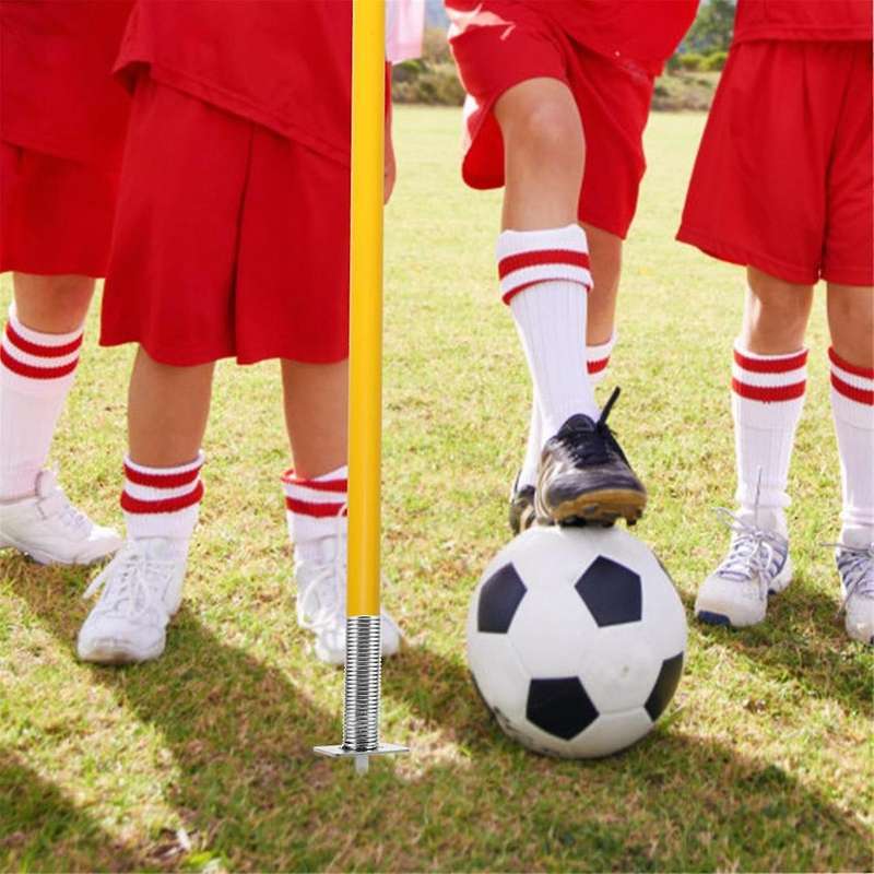 Football Flagpole Mount Soccer Pole Fixing Stake Corner Flag Spike Insert Into the Ground Training R