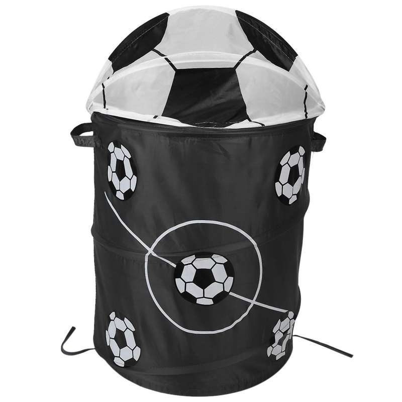Football Modeling Collapsible Laundry Basket Storage Barrels Storage Barrel Polyester Cloth Toy Stor
