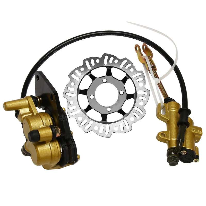 Footbrake Master Cylinder Rear Brake Pads Disc for 110Cc 125Cc Dirt Pit Bike