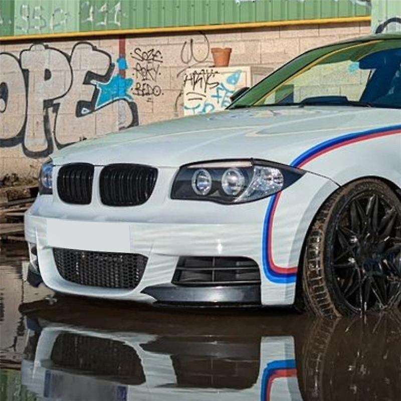 for - 1 Series E82 E88 2008-2013 Front Bumper Lip Angle Diffuser Splitter Spoiler Protector Bright