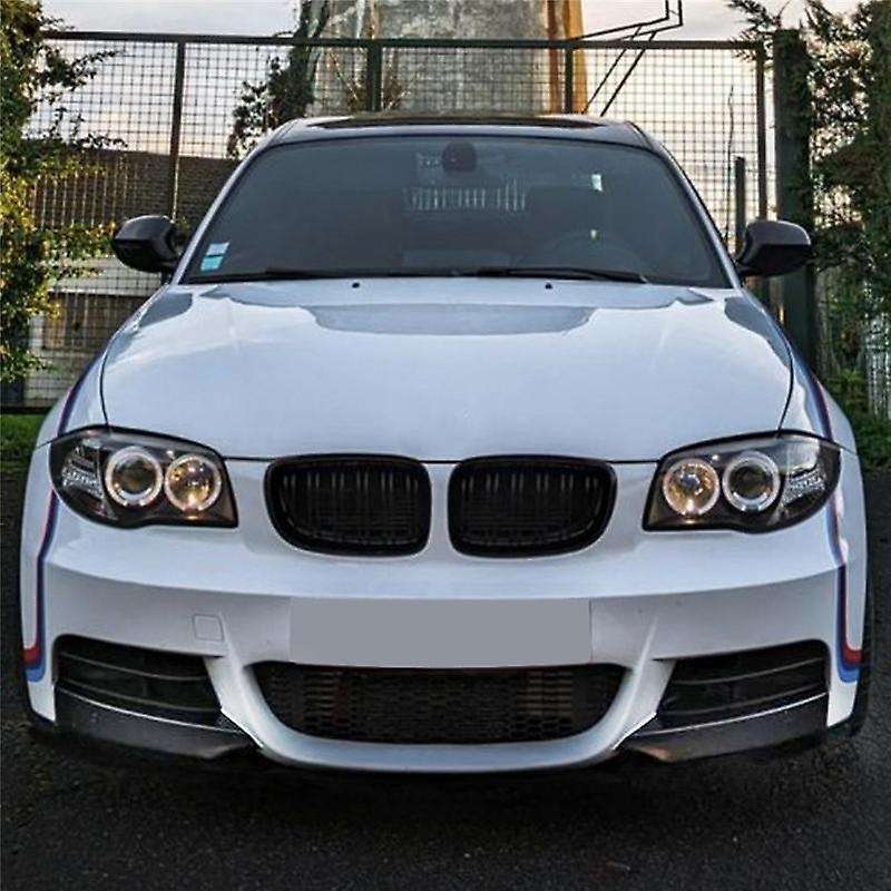 for - 1 Series E82 E88 2008-2013 Front Bumper Lip Angle Diffuser Splitter Spoiler Protector Bright