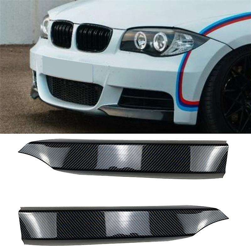 for - 1 Series E82 E88 2008-2013 Front Bumper Lip Angle Diffuser Splitter Spoiler Protector Bright