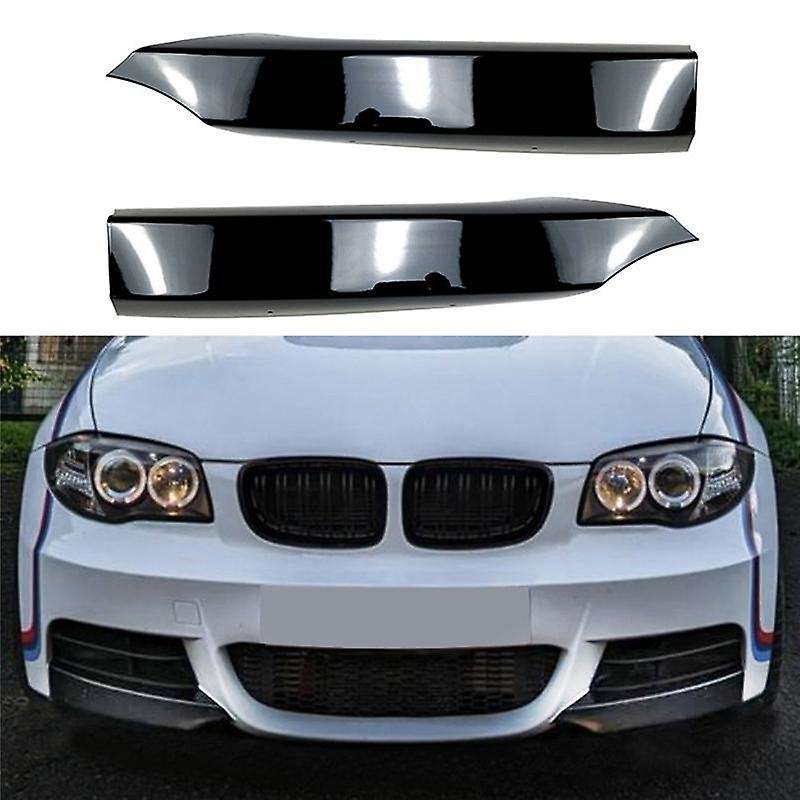 for - 1 Series E82 E88 2008-2013 Front Bumper Lip Angle Diffuser Splitter Spoiler Protector Bright