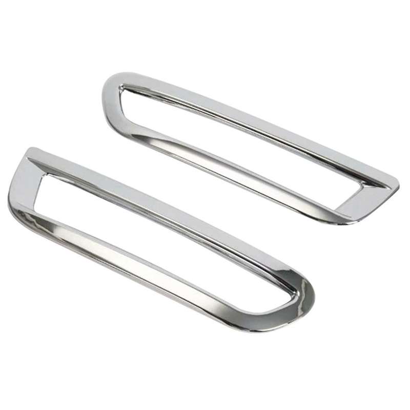 for - (w447) V-class 2017-2020 Abs Chrome Rear Reflector Fog Light Lamp Cover Trim Bezel Frame Styl