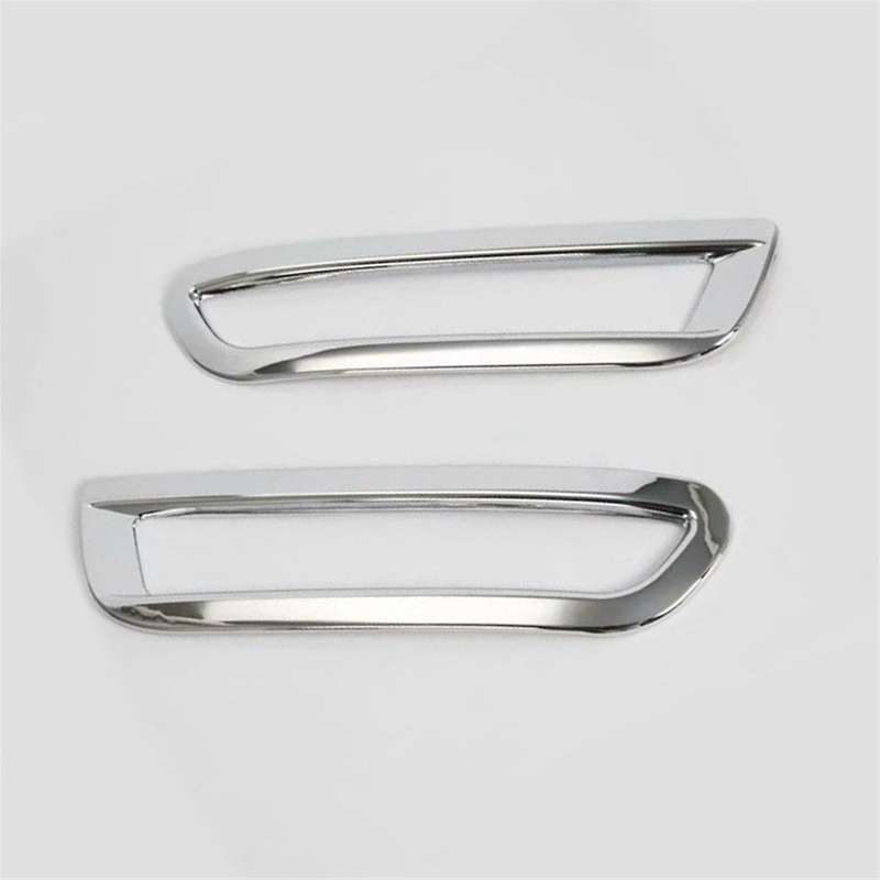 for - (w447) V-class 2017-2020 Abs Chrome Rear Reflector Fog Light Lamp Cover Trim Bezel Frame Styl