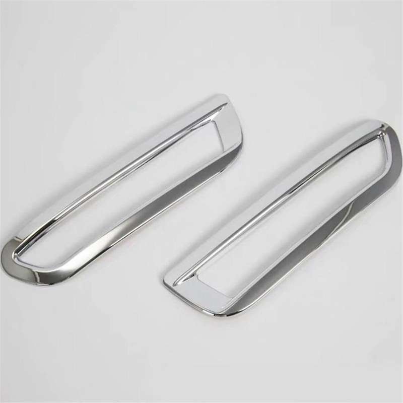 for - (w447) V-class 2017-2020 Abs Chrome Rear Reflector Fog Light Lamp Cover Trim Bezel Frame Styl