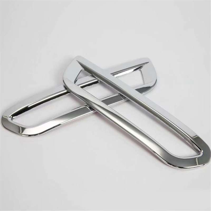 for - (W447) V-Class 2017-2020 ABS Chrome Rear Reflector Fog Light Lamp Cover Trim Bezel Frame Styli