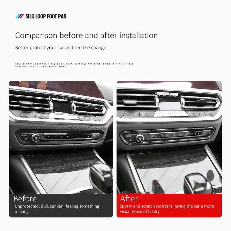 for - 3 Series G20 G28 2019-2021 Car Center Control Multimedia CD Panel Switch Cover Trim Frame Sti