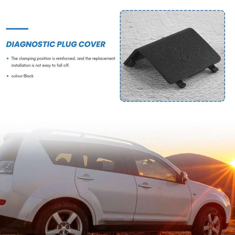for  3 Series E90 E91 E92 E93 Diagnostic Plug Cover OBD Black LHD Panel Decorative Cover 51437147538