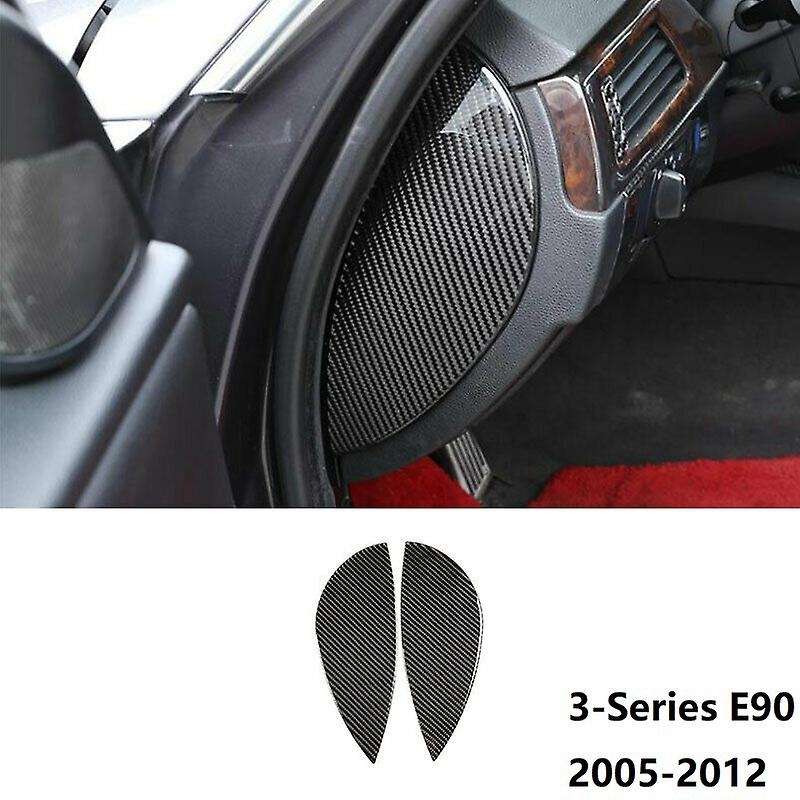 for - 3-series E90 2005-2012 Real Carbon Fiber Dashboard Both Sides Panel Trim