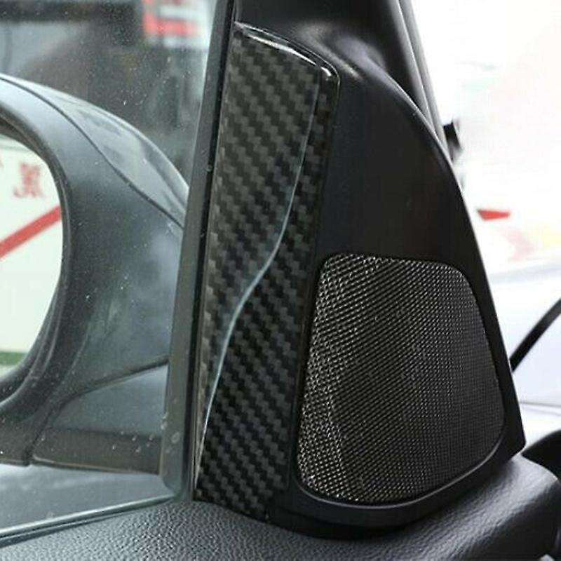for - 3-Series E90 2005-2012 Real Carbon Fiber A-Pillar Front Cover Trim