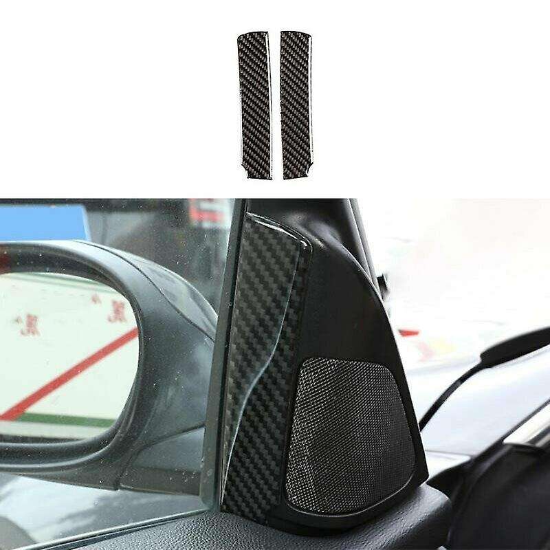 for - 3-Series E90 2005-2012 Real Carbon Fiber A-Pillar Front Cover Trim