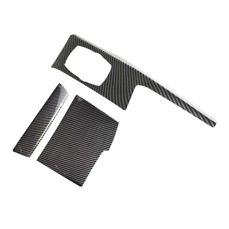 for - 5 Series G30 2018-2022 Car Center Console Multimedia Panel Knob Cover Trim Frame Sticker Acce