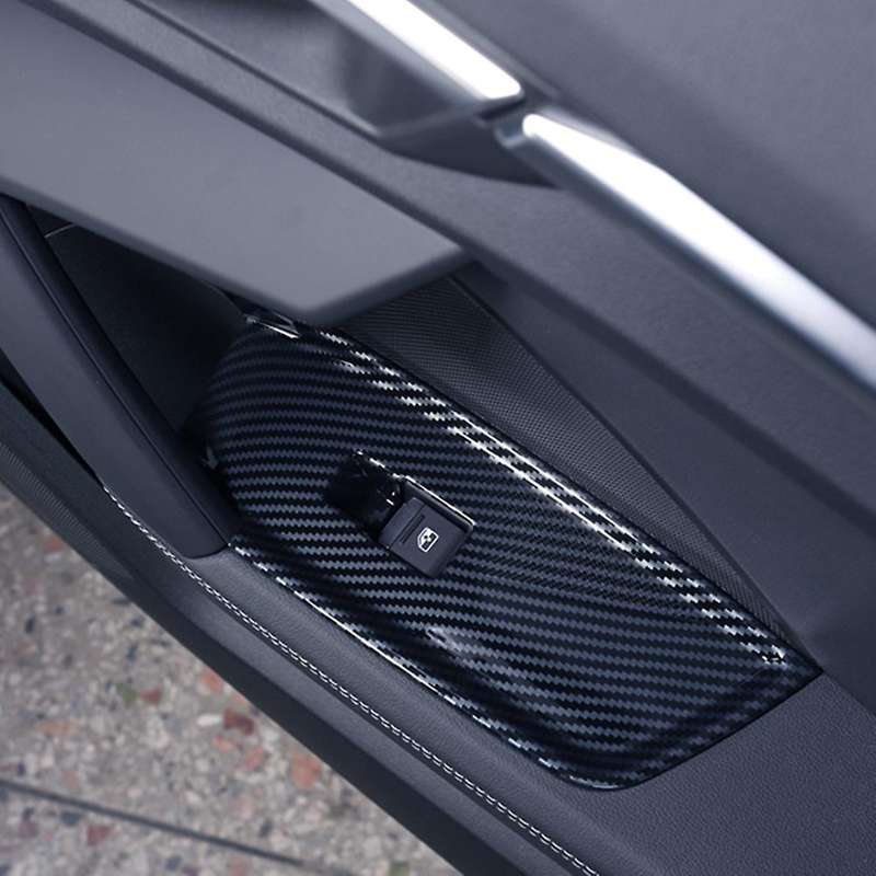 for - A3 A3L 2021 2022 Car Door Window Lift Switch Panel Cover Trim Decor Frame Sticker Accessories,