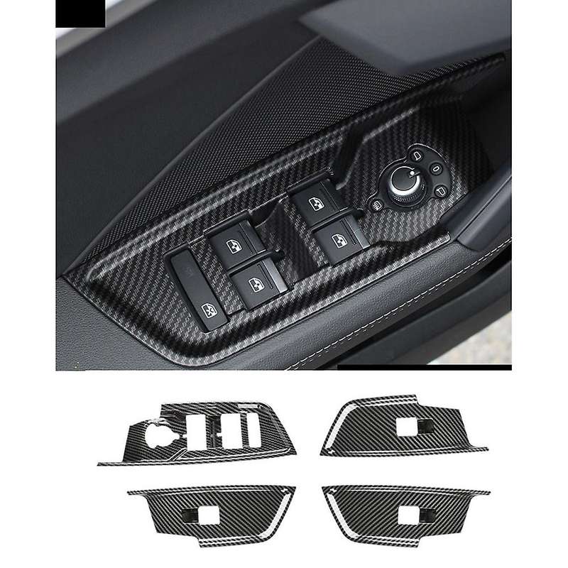 for - A3 A3L 2021 2022 Car Door Window Lift Switch Panel Cover Trim Decor Frame Sticker Accessories,