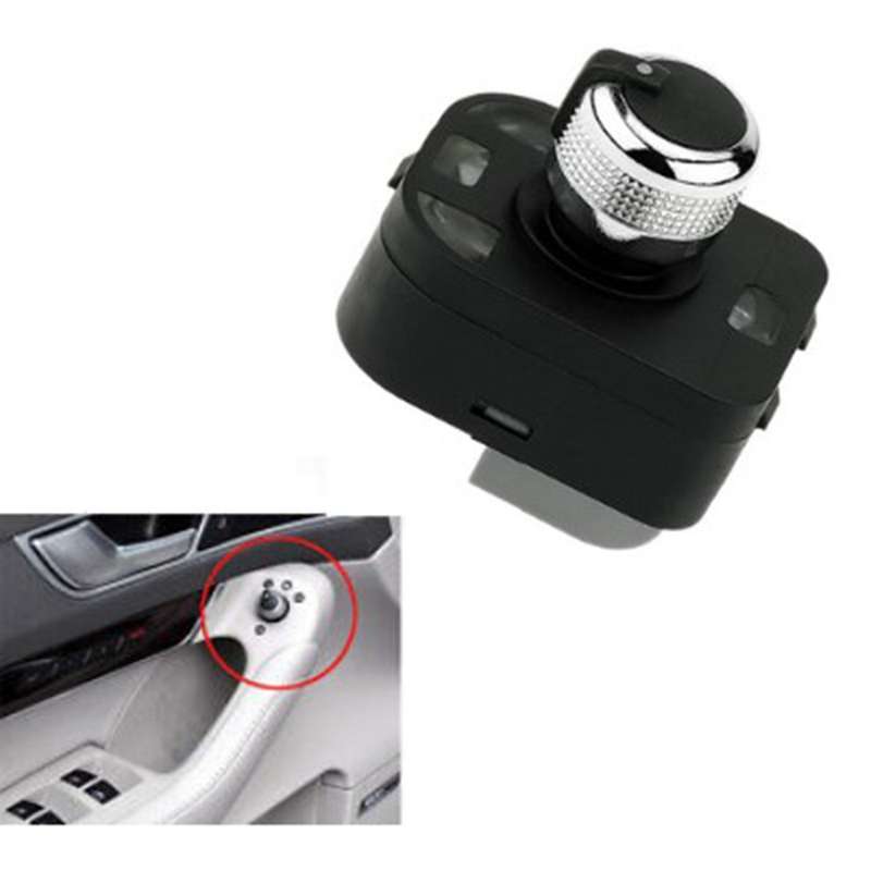 for - A4 A6 A8 R8 Car Rear View Mirror Switches Control Adjust Knob 4F0959565 4F0 959 565B