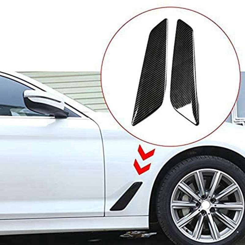 for - 5 Series G30 G31 2017 2018 Carbon Fiber Car Side Wing Air Flow Grill Outlet Intake Vent Cover