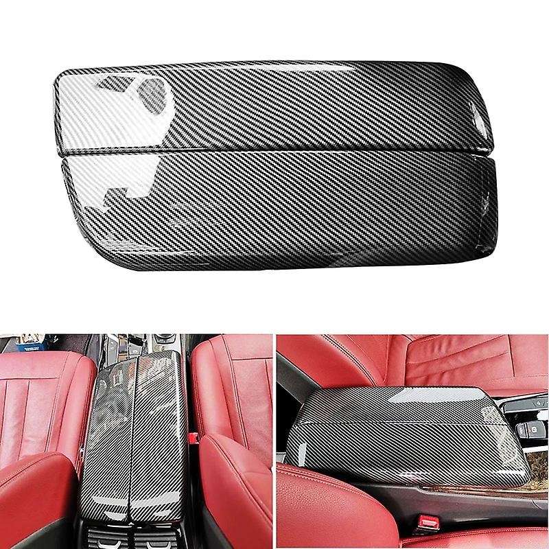 for - 5 Series G30 G38 2018-2021 Car Center Console Tidying Armrest Box Panel Trim Cover Trim Sticke