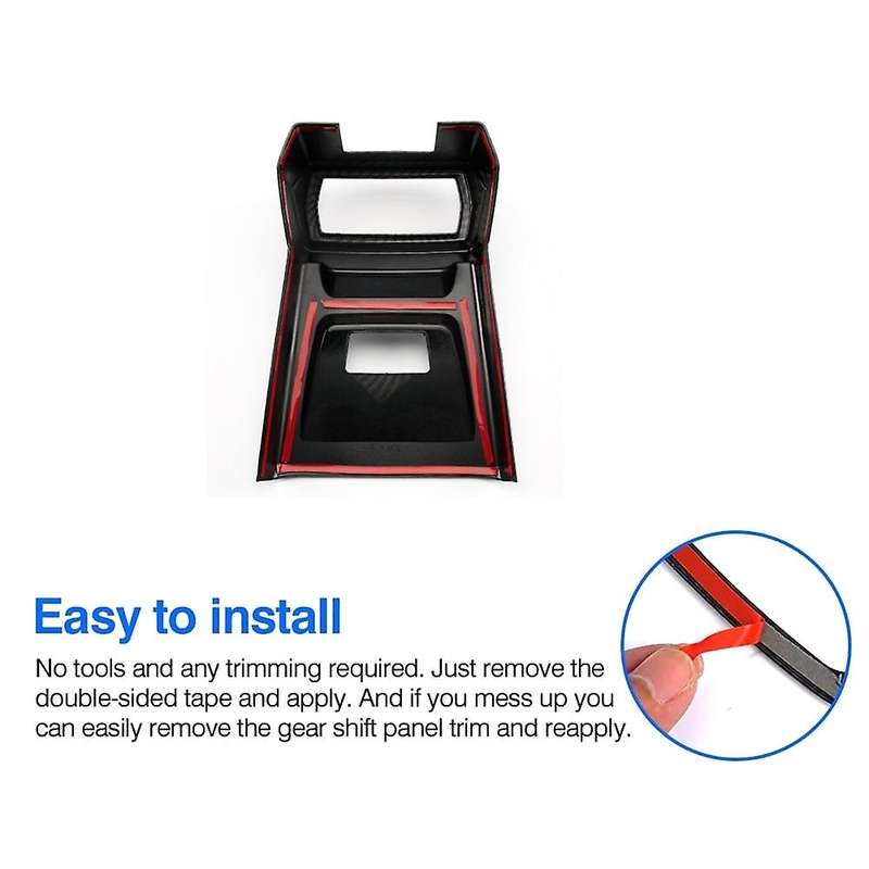 for - A3 A3L 2021 2022 Car Rear Seat Armrest Outlet Cover Trim Anti-Kick Decor Accessories,Carbon Fi