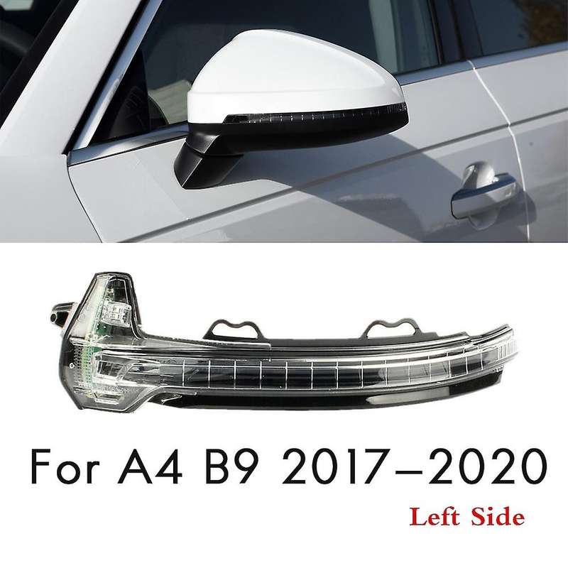 for - A4 B9 A5 2017-2020 Left Side Car Side Wing Rearview Mirror Turn Signal Light Flashing Indicato