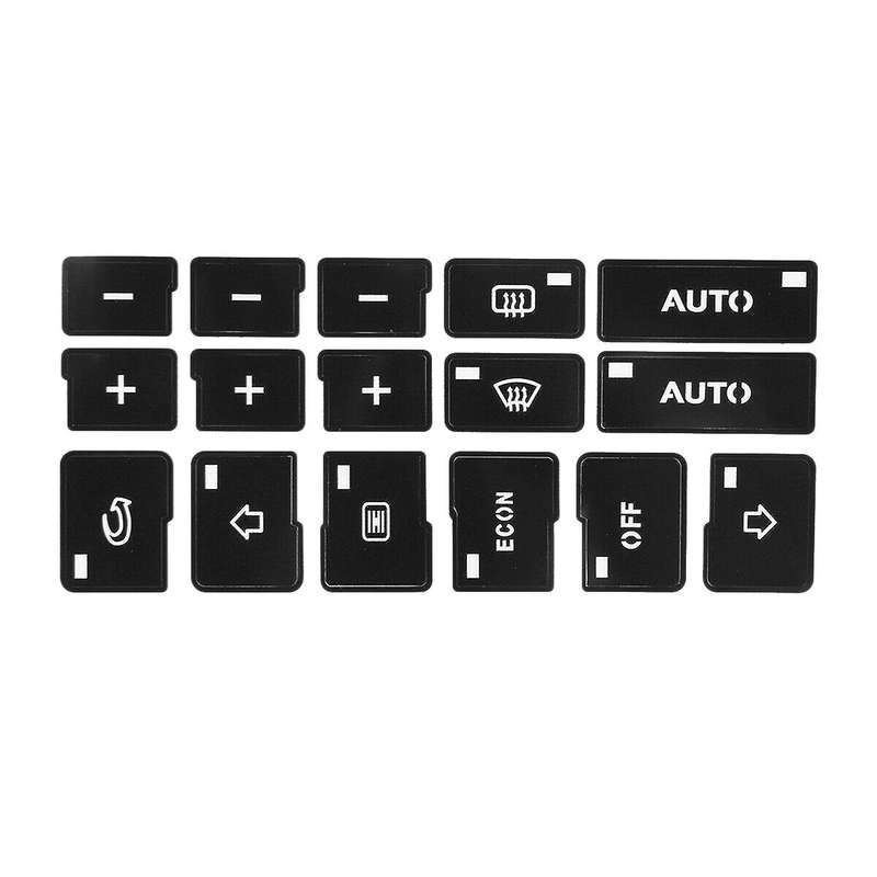 for  A4, B6, B7 2000-2004 AC Climate Control Button Repair Decals Sticker