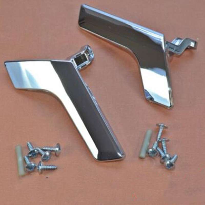 for - C-Class W204 Inner Doors Panel Handle Bar Pull Trim Cover Chromed Bright L / R