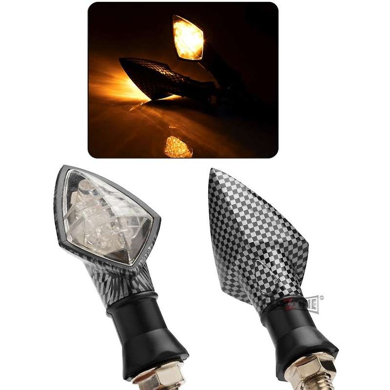 for - Cafe 12V Motorcycle Turn Signal Lamp LED Light Indicator
