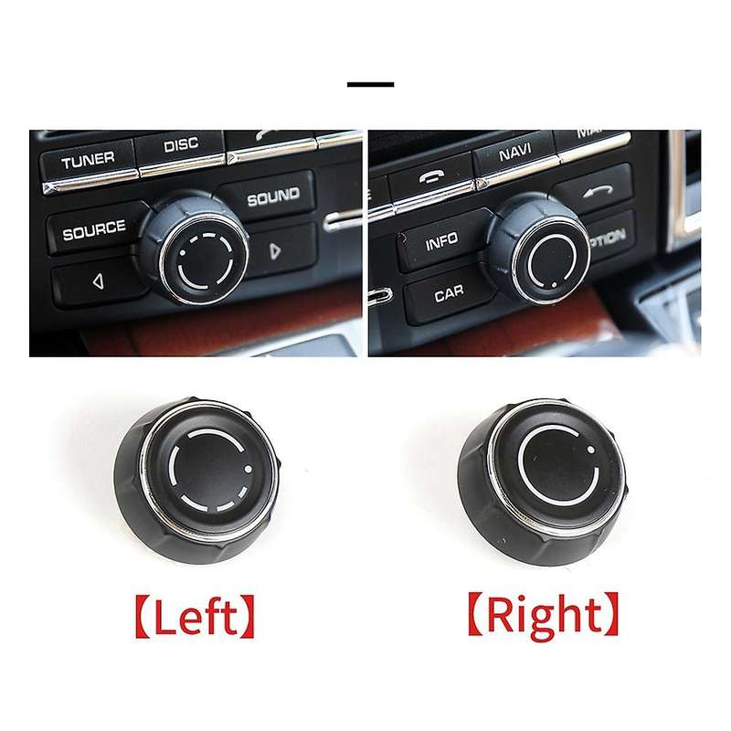 for - Center Console Audio Volume Knob Cover Cd Control Switch Button 718 918 Left