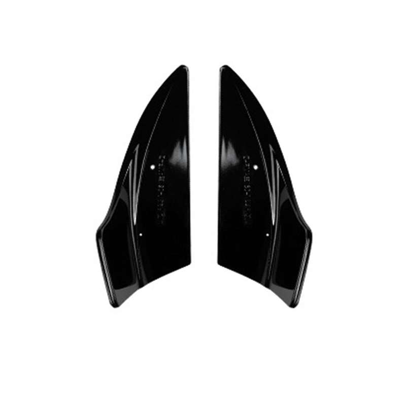 for - C-class W206 C200 C260 C43 Front Bumper Lip Angle Diffuser Splitter Spoiler Diffuser Black