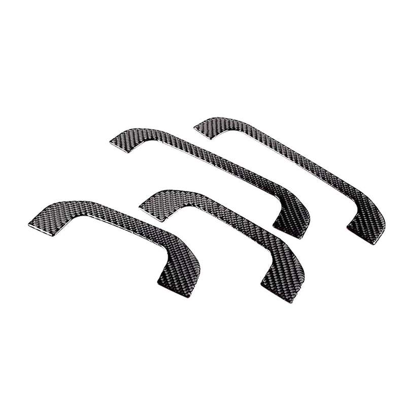 for - C-class W206 2022 2023 Soft Carbon Fiber Car Roof Grab Handle Cover Decorative Trim Accessori