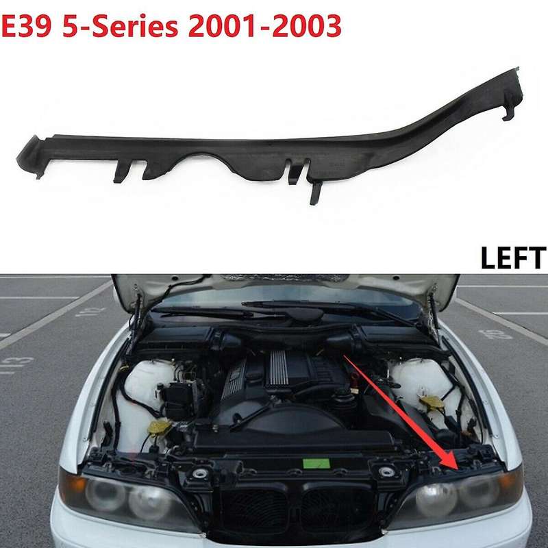 for - E39 5-Series 525I 528I M5 2001-2003 Driver Left Upper Headlight Gasket 63126908405