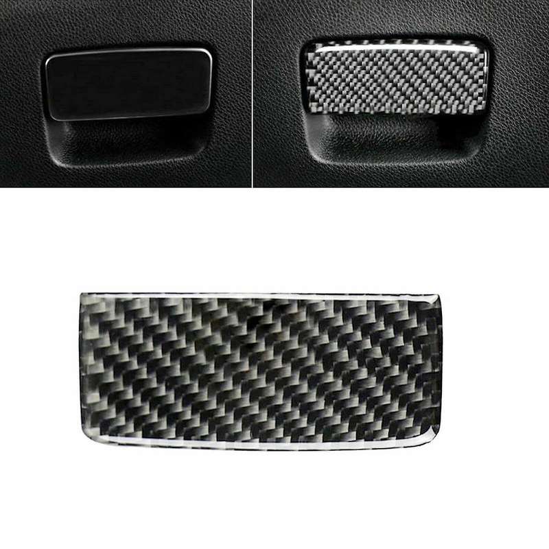 for - CLA GLA A-Class Carbon Fiber Glove Box Handle Stickers