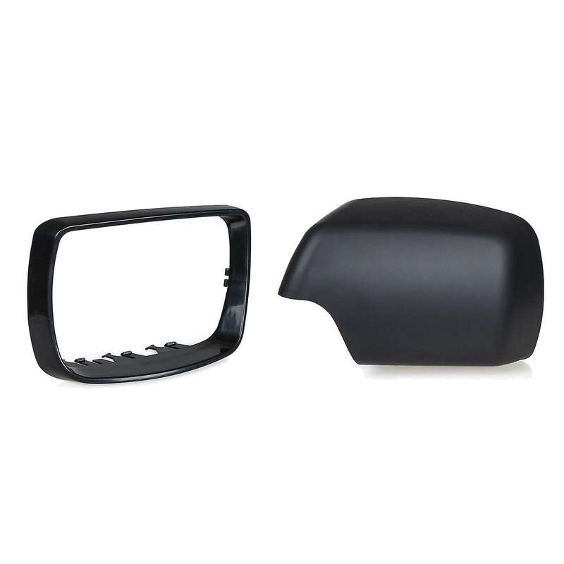 for - E53 X5 2000 2001 2002 2003 2004 2005 2006 Left Driver Side Rear View Mirror Cover Cap + Trim R