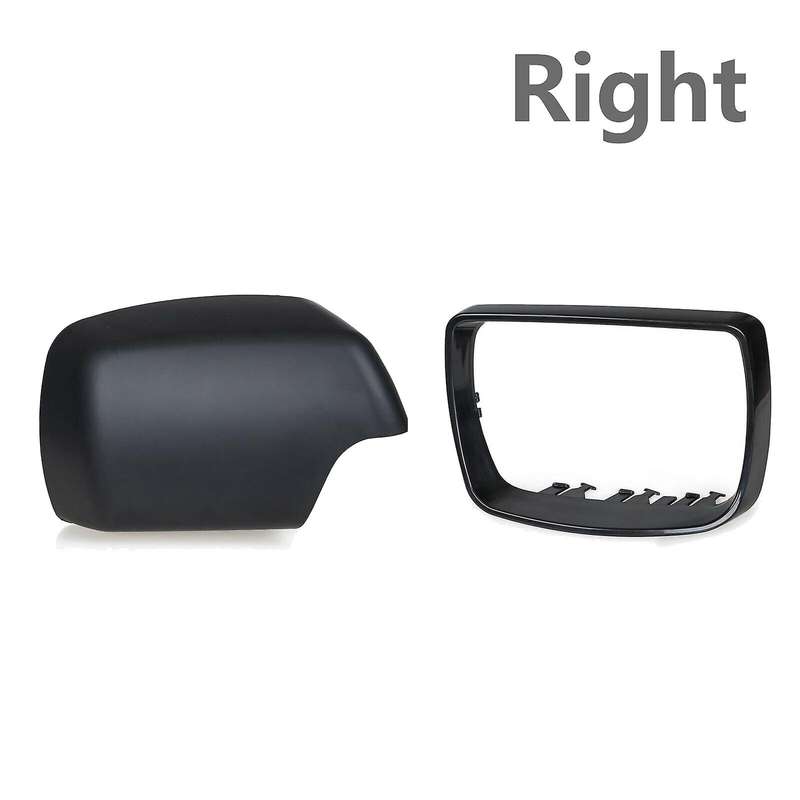 for - E53 X5 2000 2001 2002 2003 2004 2005 2006 Right Side Rear View Mirror Cover Cap 51168256322 +