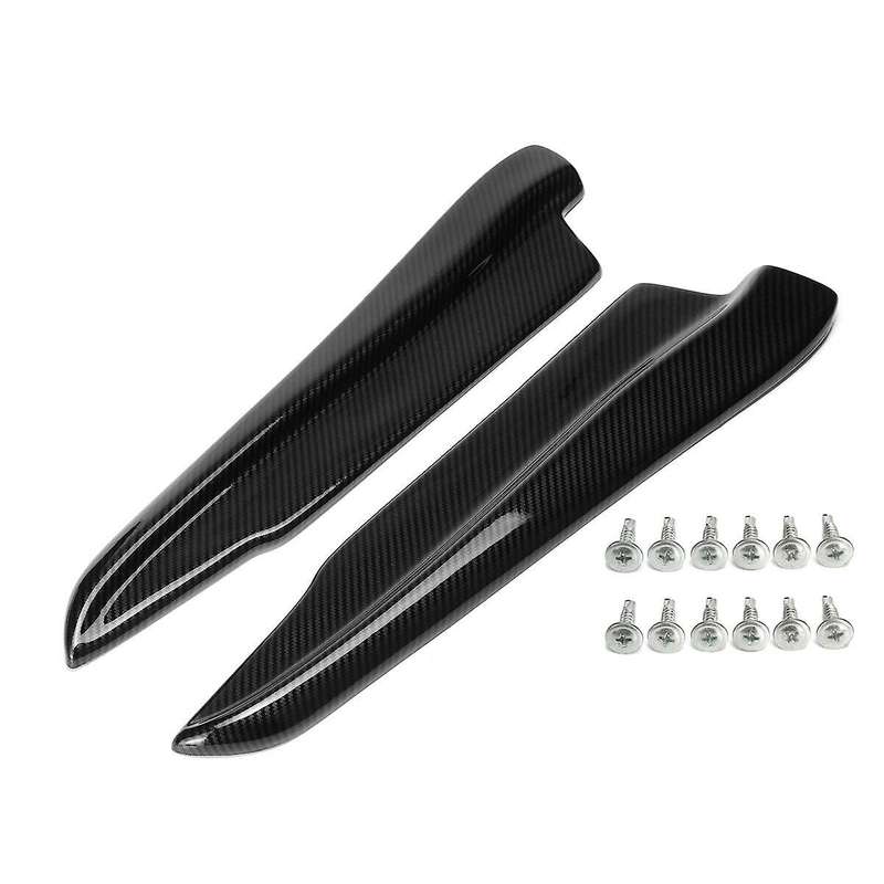 for  E90 E91 E92 E93 M3 Carbon Fiber Look Rear Bumper Lip Splitter Winglet Apron
