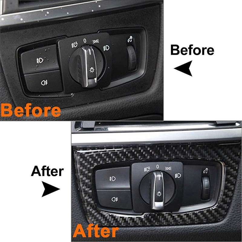 for - F30 F31 F32 F33 F34 3Series 328I 325I 2012-2020 Auto Headlight Switch Frame Interior Cover Tr