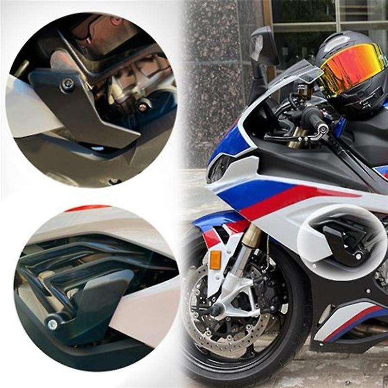 for - S1000rr 2019 2020 2021 2022 Motorcycle Falling Protection Crash Pad Protector Black