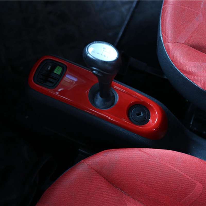 for - Smart 451 Fortwo Car Gear Shift Knob Panel Frame Cover Trim