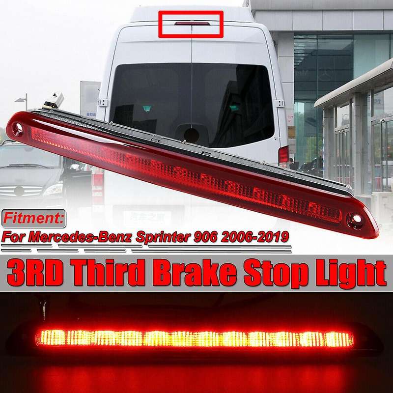 for - Sprinter 906 2006-2019 Rear LED High Level Brake Light Lamp Third Brake Light A9068200456