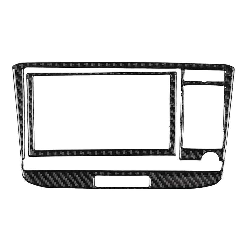 for - TT 2008-2014 Car Interior Accessories Carbon Fiber Air Conditioning CD Panel Stickers and Deca
