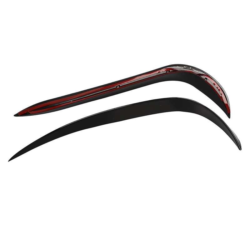 for - X247 GLB180 GLB200 Bright Black Car Front Bumper Spoiler Grille Splitter Cover
