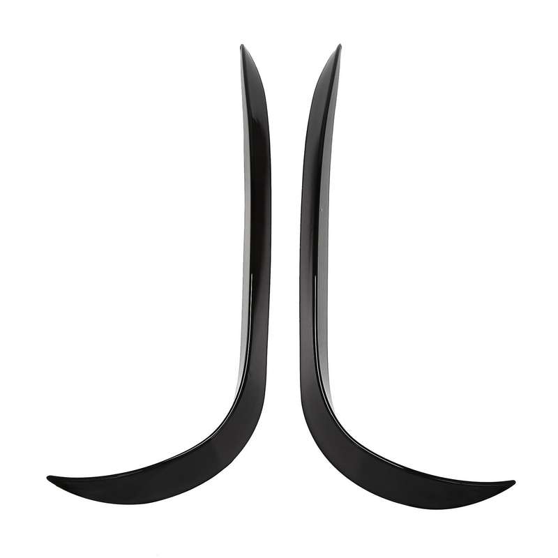 for - X247 GLB180 GLB200 Bright Black Car Front Bumper Spoiler Grille Splitter Cover